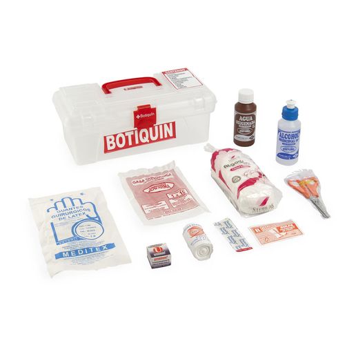 botiquin de primeros auxilios contenido proteccion civil